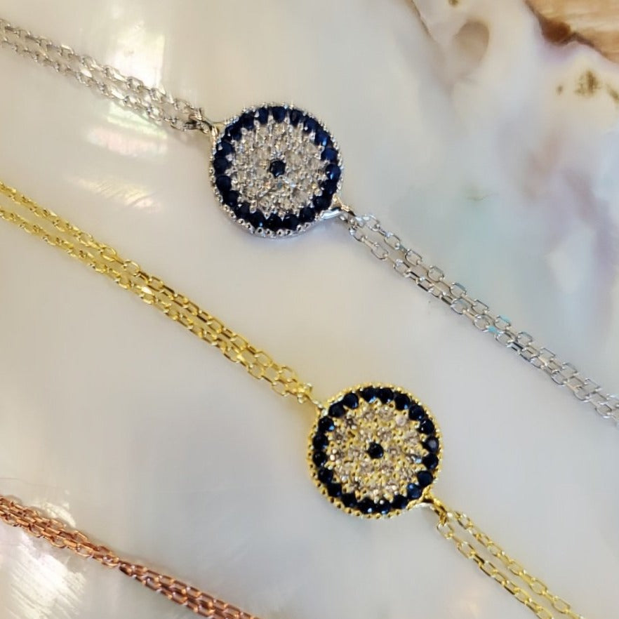 Evil Eye Sterling Silver Bracelet | Bellaire Wholesale