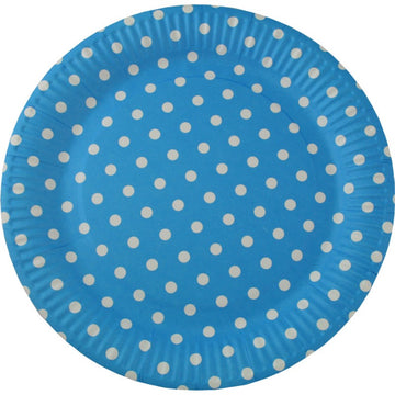 Party Paper Plates, Blue | Bellaire Wholesale