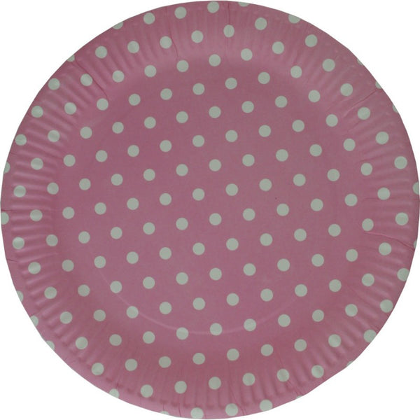 Party Paper Plates, Light Pink | Bellaire Wholesale