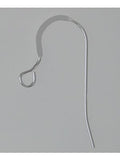 925 Plain Flat Front Shepard Hook, Earwire | Bellaire Wholesale