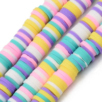 Mixed Purple & Blue pastel Heishi Beads | Bellaire Wholesale