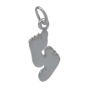 Sterling Silver Feet Charm | Bellaire Wholesale