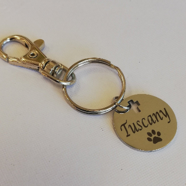 Name 2025 engraved keychain