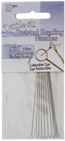Needles, Twisted Beading Needle 0.49mm | Bellaire Wholesale