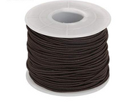 Elastic Cord 0.8mm Thick, 15 meter Roll, Black | Bellaire Wholesale
