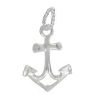 Sterling Silver Fancy Anchor Charm | Bellaire Wholesale