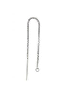 925 Box Earing Chain Pair, Earwire | Bellaire Wholesale