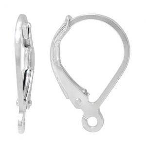 925 Plain Lever back Earrings Pair | Bellaire Wholesale