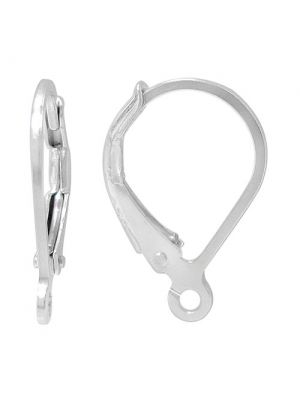 925 Plain Lever back Earrings Pair | Bellaire Wholesale