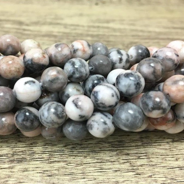 12mm Pink Zebra Jasper Bead | Bellaire Wholesale