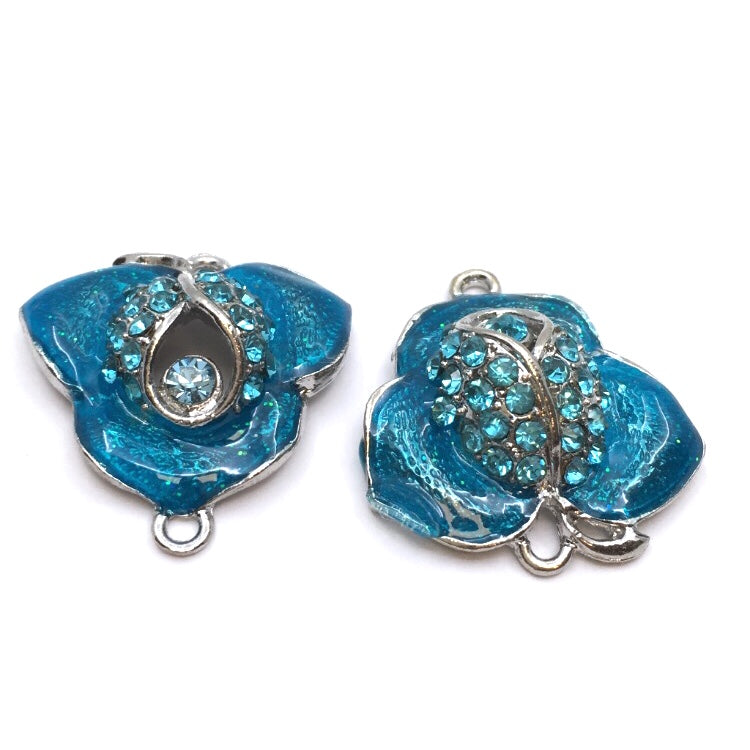 Alloy Rose Shape Connector | Bellaire Wholesale
