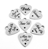 Mother of the Groom Engraved Charms | Bellaire Wholesale