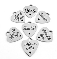 Bridesmaid Engraved Charms Gift for Bridesmaid | Bellaire Wholesale