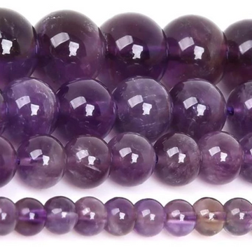 6mm Dark Amethyst Bead | Bellaire Wholesale