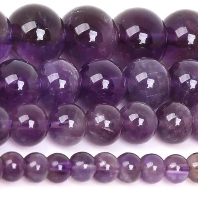 12mm Dark Amethyst Bead | Bellaire Wholesale