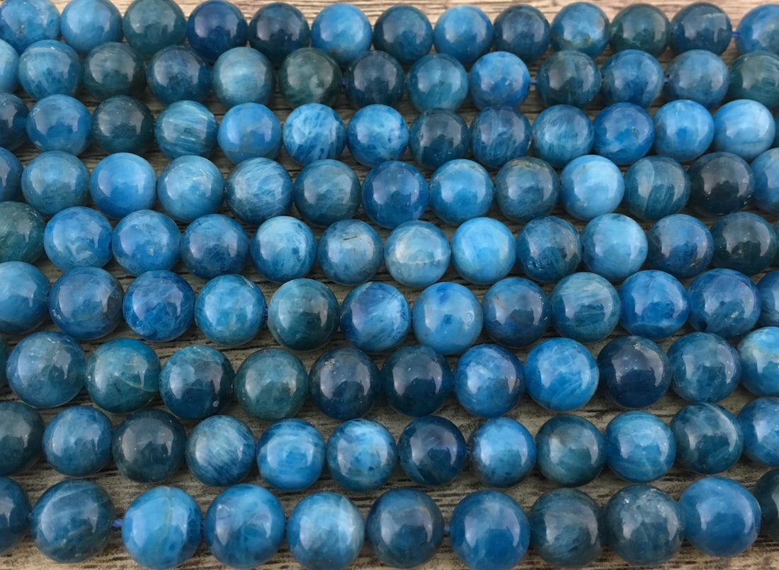 10mm Apatite Beads | Bellaire Wholesale