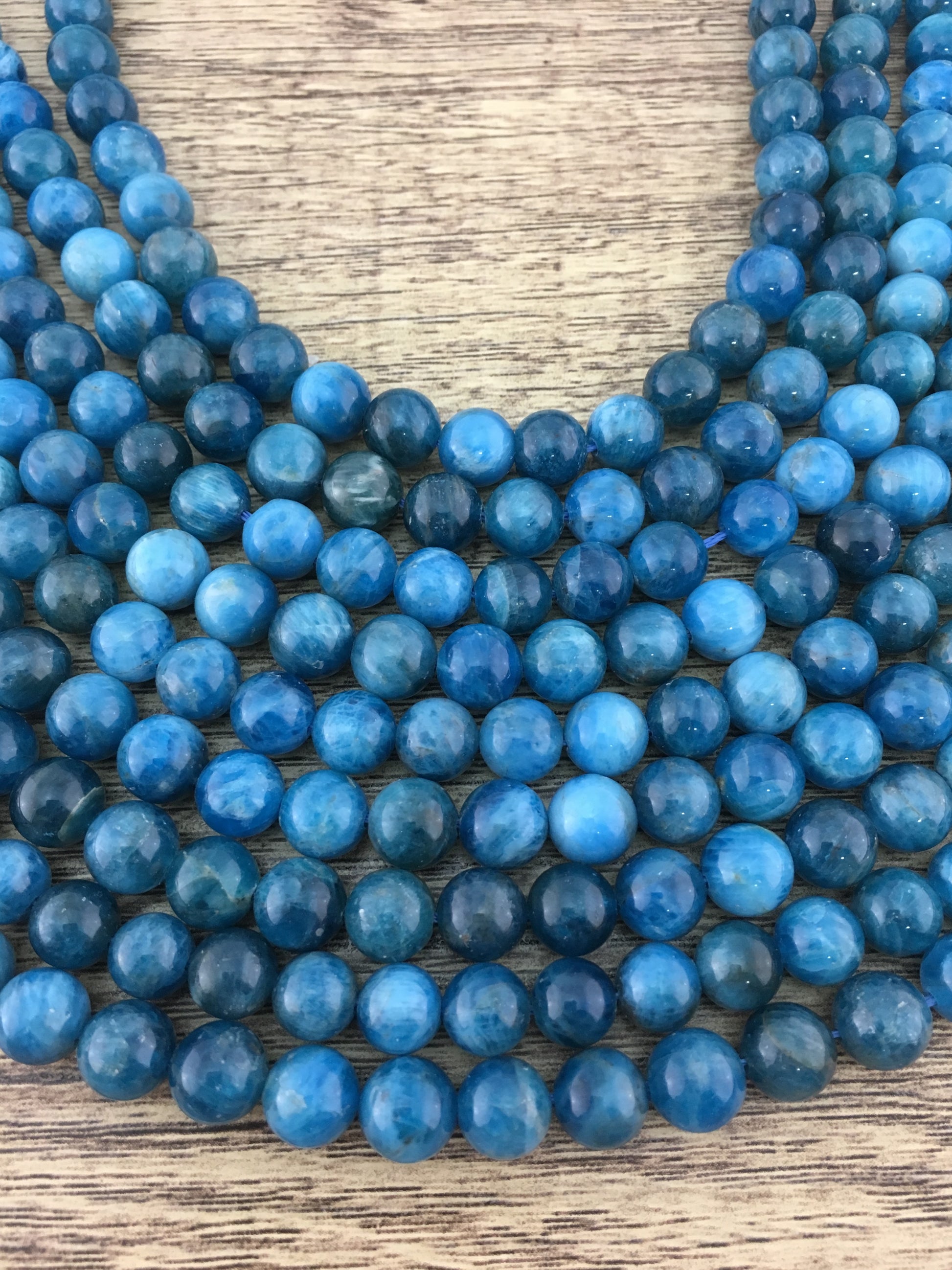 6mm Apatite Beads | Bellaire Wholesale
