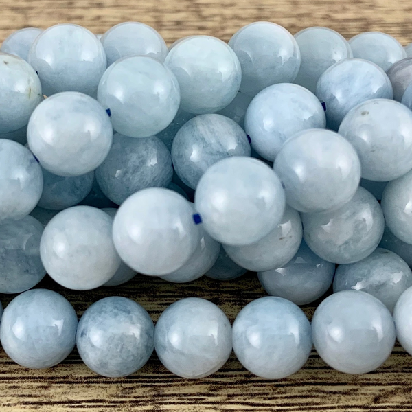 12mm Aquamarine Bead | Bellaire Wholesale