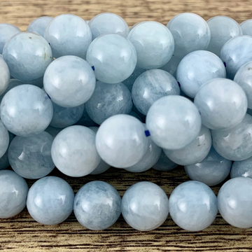 12mm Aquamarine Bead | Bellaire Wholesale