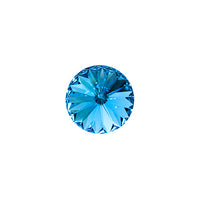 12mm Swarovski Rivoli Stones, Aquamarine | Bellaire Wholesale