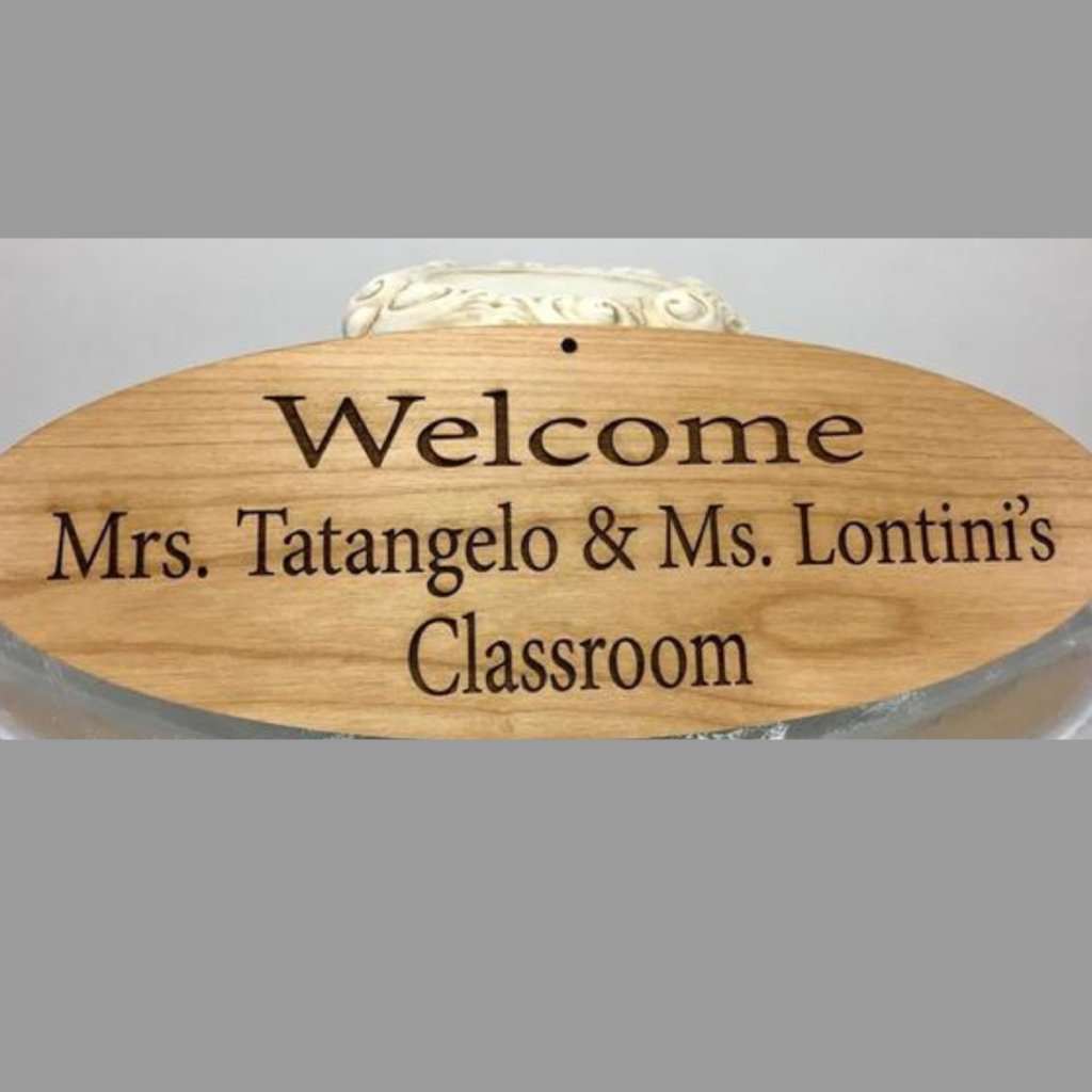 Welcome Door Plate Wood Charm
