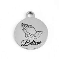 Believe Laser Engraved Charm | Bellaire Wholesale