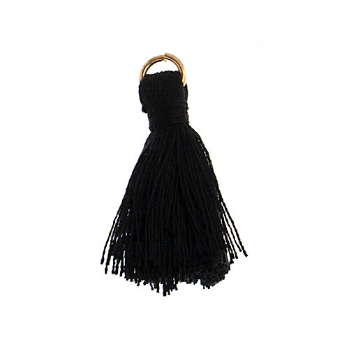 Poly Cotton Tassel, Thread Tassel, Black | Bellaire Wholesale