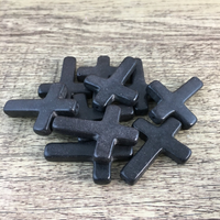 Black Howlite Cross Beads | Bellaire Wholesale