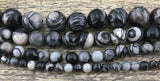 8mm Black Stone Beads | Bellaire Wholesale