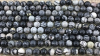 10mm Black Stone Beads | Bellaire Wholesale