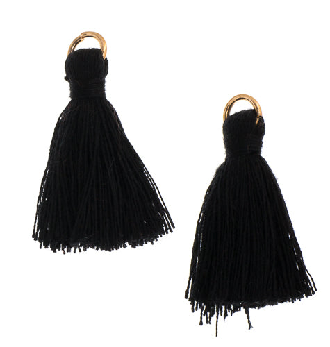 Poly Cotton Tassel, Thread Tassel, Black | Bellaire Wholesale