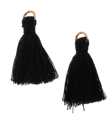 Poly Cotton Tassel, Thread Tassel, Black | Bellaire Wholesale