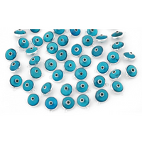 Light Blue Sterling Silver Evil Eye Charm | Bellaire Wholesale