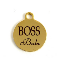 Boss Babe Personalized Charm | Bellaire Wholesale