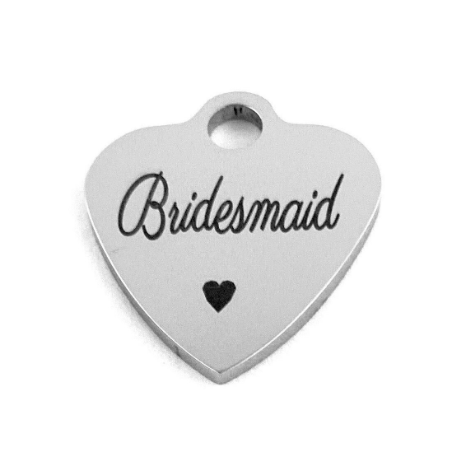Bridesmaid Engraved Charms Gift for Bridesmaid | Bellaire Wholesale