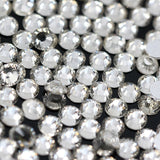 Sparkly  Flatback Crystal, Clear | Bellaire Wholesale