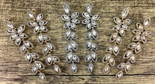 Floral Theme Designer Gold Bridal Bracelet | Bellaire Wholesale