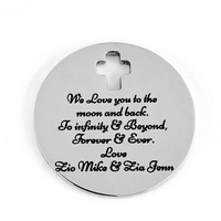 Custom Cross Cut Personalized Charm | Bellaire Wholesale
