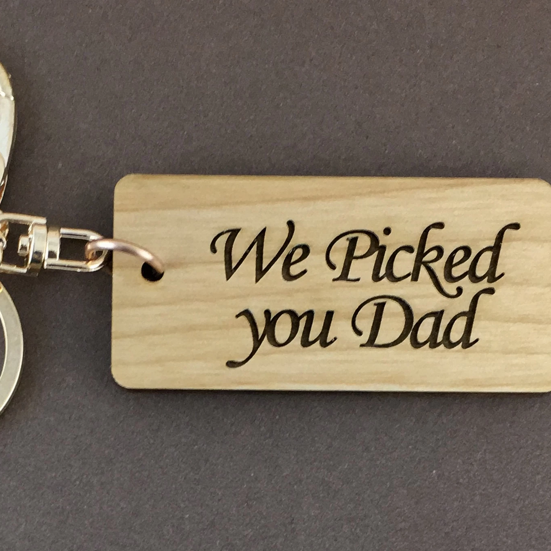 Father's Day Key Chain Personalized Tag | Bellaire Wholesale