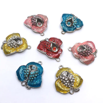 Alloy Rose Shape Connector | Bellaire Wholesale