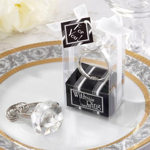 Engagement ring keychain best sale