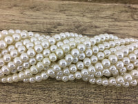 White Glass Pearls  | Bellaire Wholesale