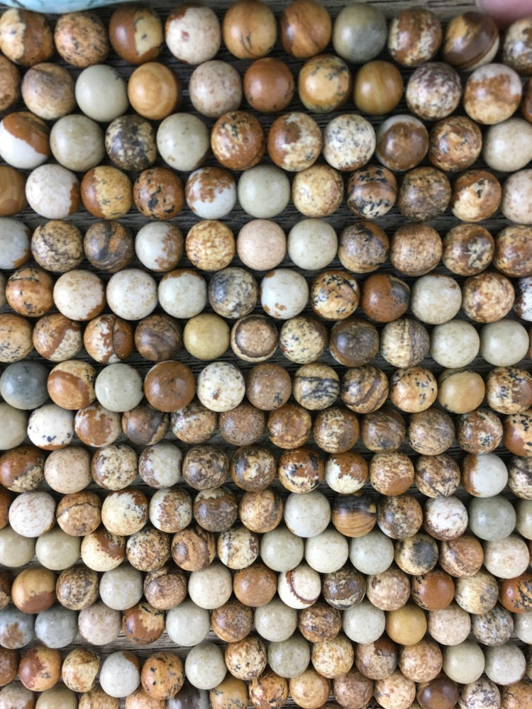 8mm Jasper Bead | Bellaire Wholesale