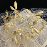 Hair Accessories, Gold Tone Dragonfly Headband | Bellaire Wholesale