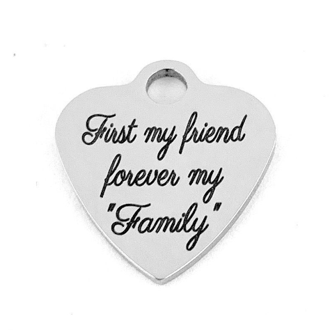 Gift for Best Friend Engraved Charm | Bellaire Wholesale