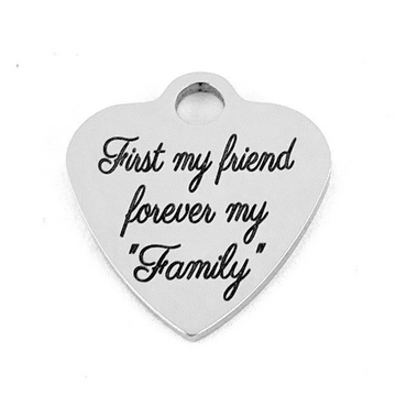 Gift for Best Friend Engraved Charm | Bellaire Wholesale