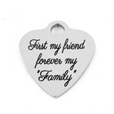 Gift for Best Friend Engraved Charm | Bellaire Wholesale