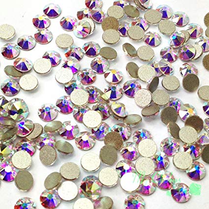 Sparkly  Flatback SS10 Crystal, Clear AB | Bellaire Wholesale