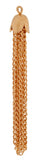 Tassel Chain ( 2 sets), 35mm Gold Chain Tassel | Bellaire Wholesale