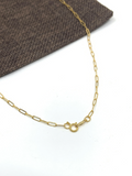 14k Gold Filled Paper Clip Chain | Bellaire Wholesale